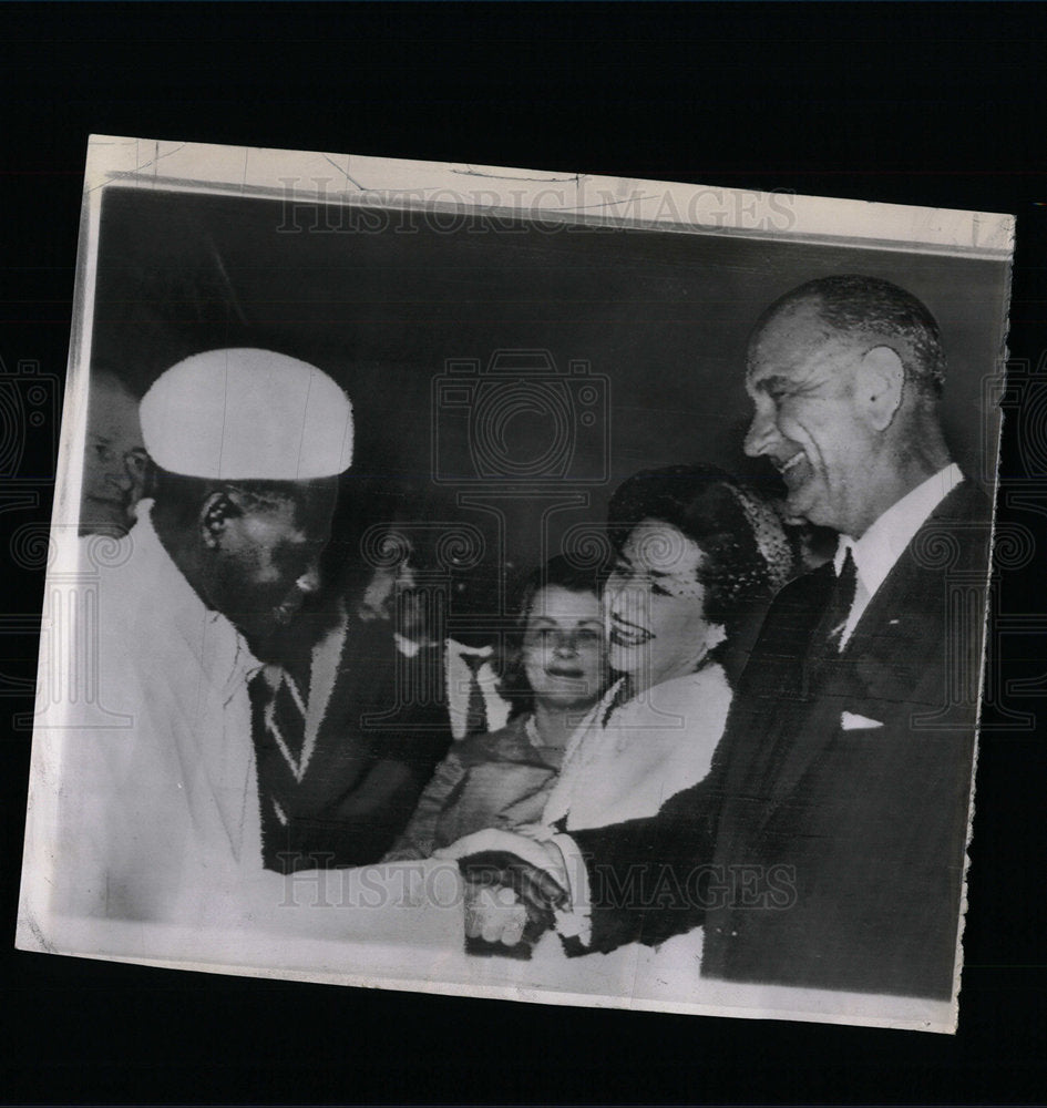 Press Photo Lyndon Baines Johnson President  - Historic Images
