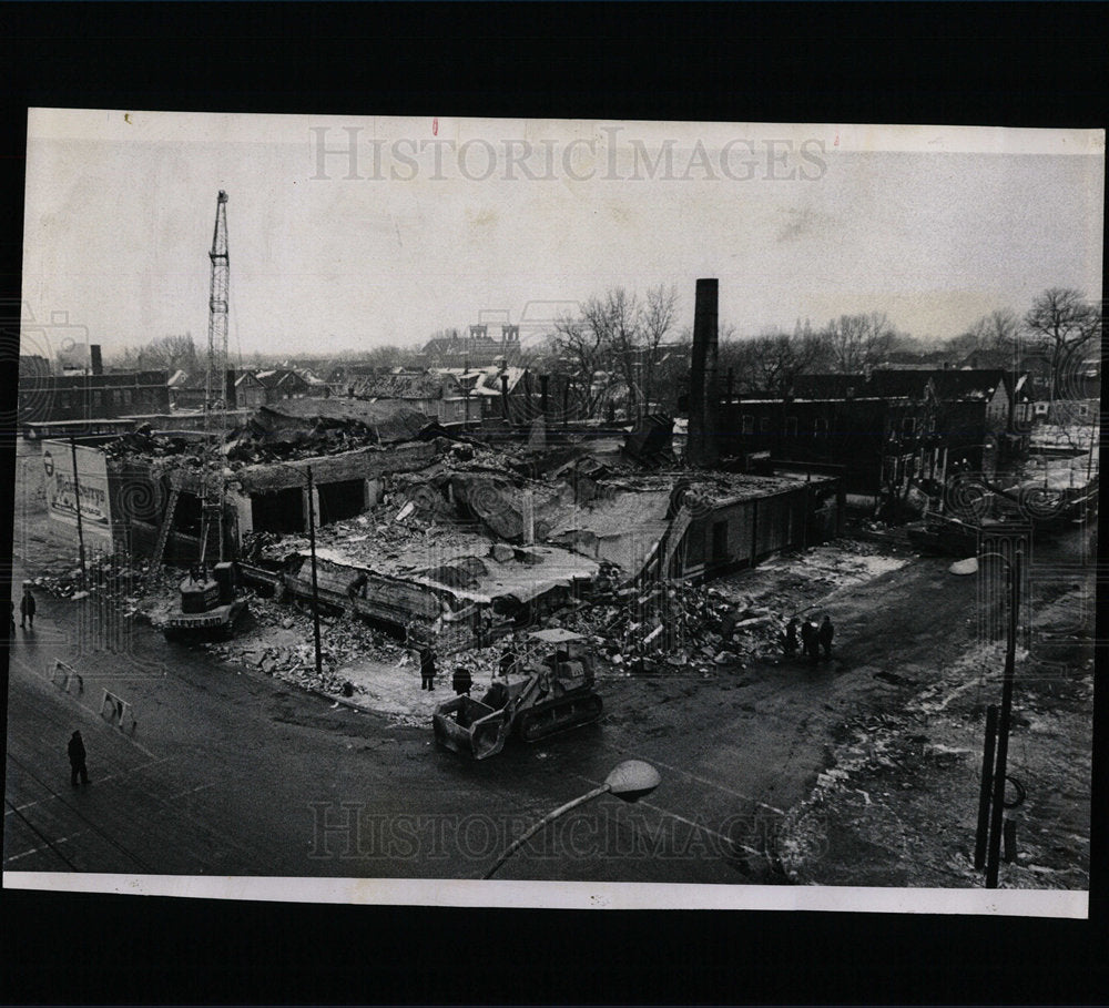 1968 Press Photo The Mickelberry packinghouse disaster  - Historic Images