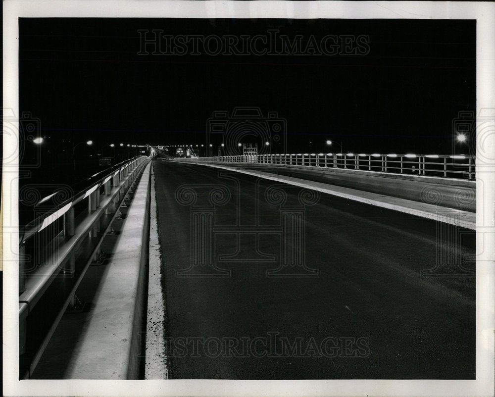 1961 Press Photo Belmont-Western Overpass Chicago - Historic Images