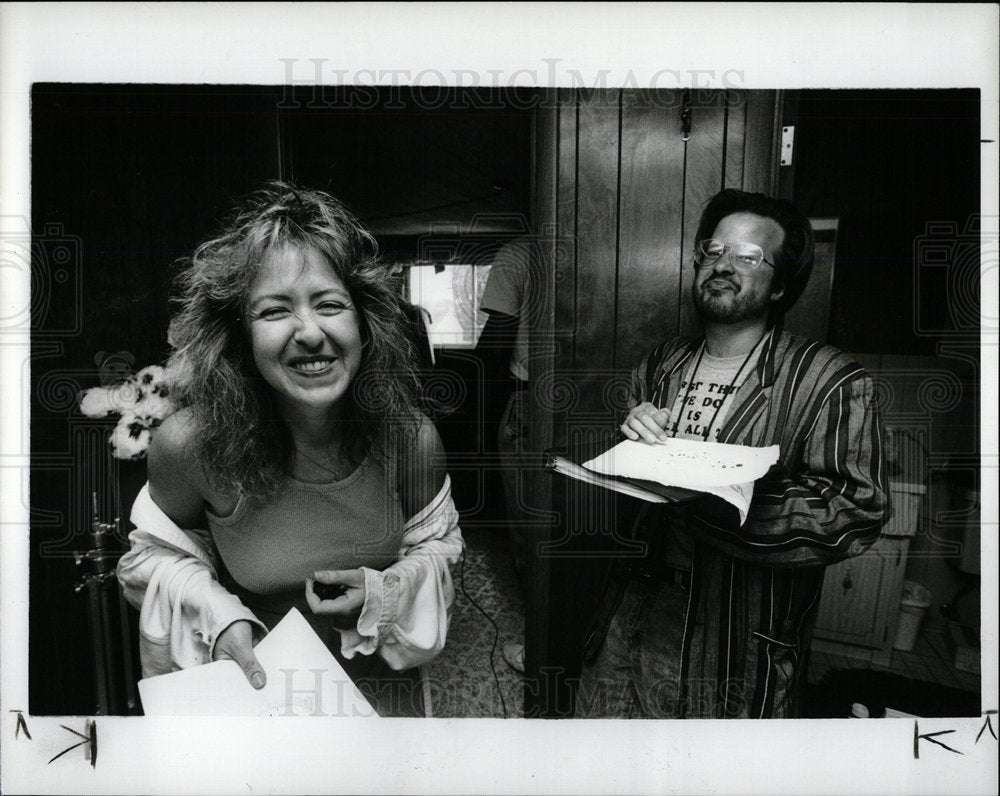 1990 Press Photo Producers Shannon Hamed, Ron Seknowski - Historic Images