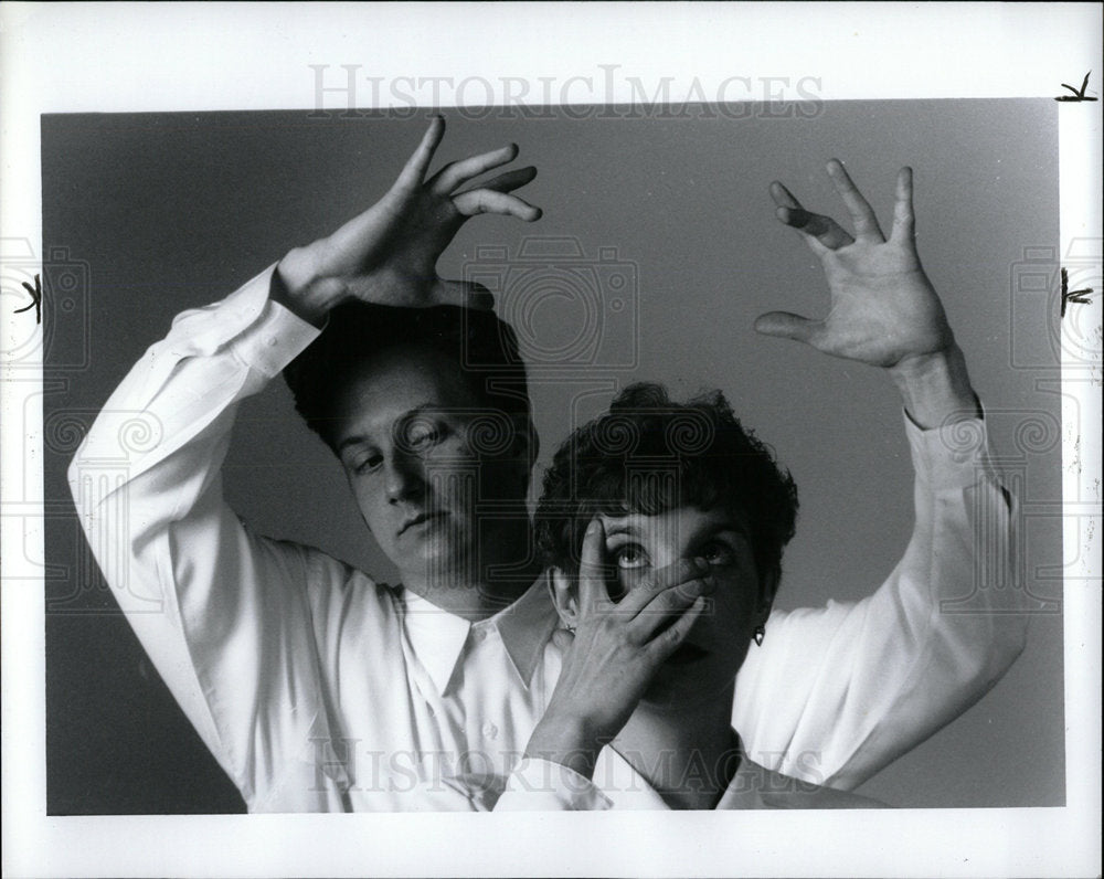 1992 Press Photo Dan McDougall & Kim Willett - Historic Images