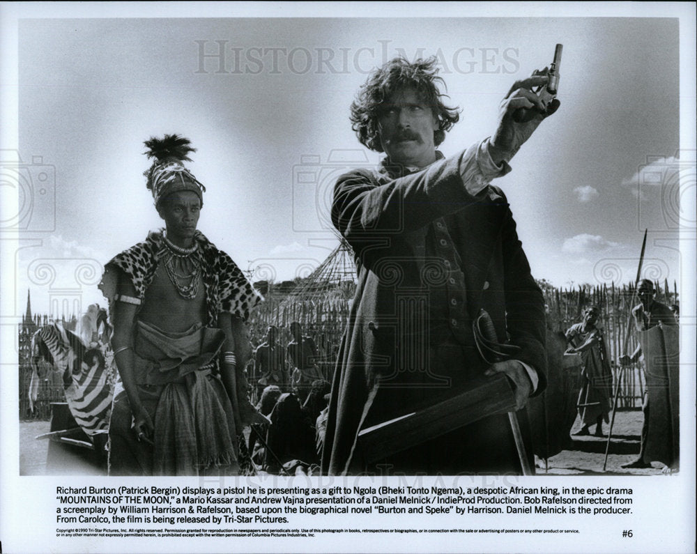 1990 Press Photo Patrick Bergin Irish Film Movie Actor - Historic Images