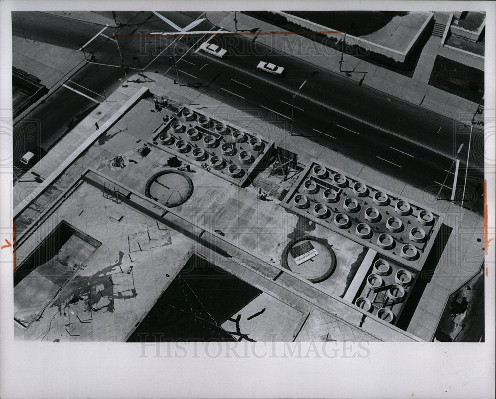 1965 Press Photo View At Pontchartrain Hotel In Detroit - Historic Images