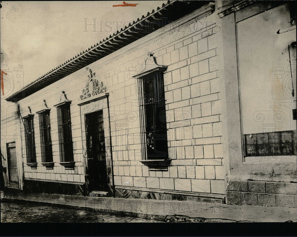 1960 Press Photo Liberator Simon Bolivar Cansas Build  - Historic Images