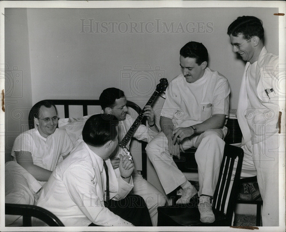 1938 Press Photo Dr Chester Samuelson Dr Robert Miller  - Historic Images