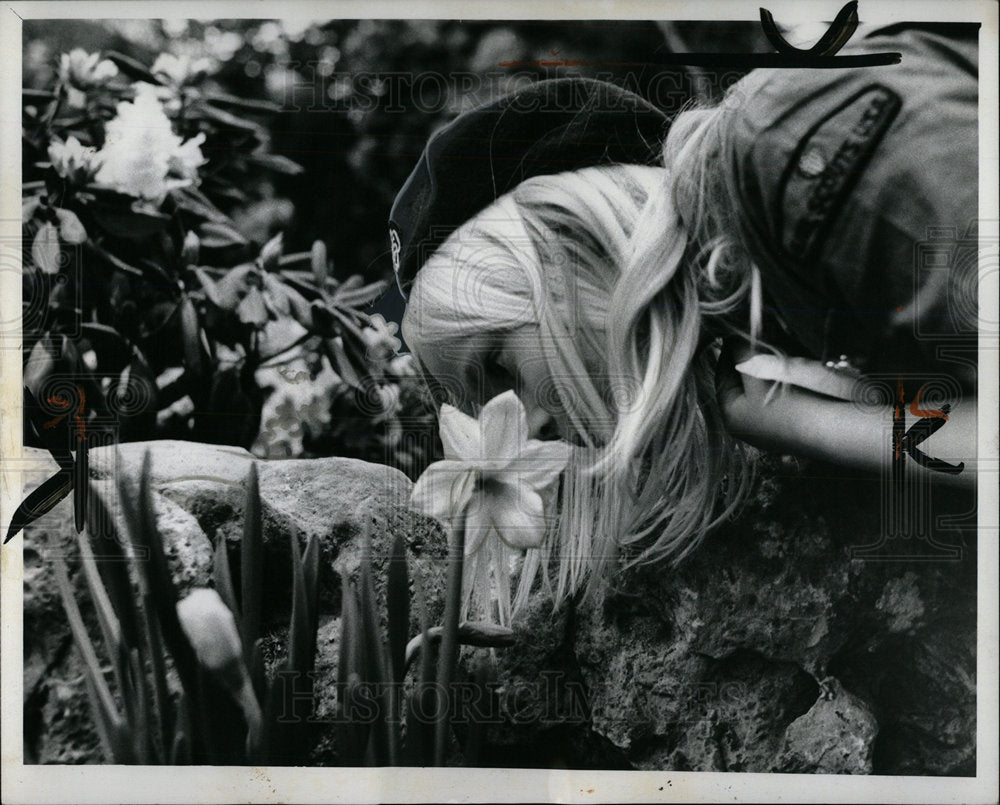 1972 Press Photo Laura Coleman Home Builder Flower Show - Historic Images