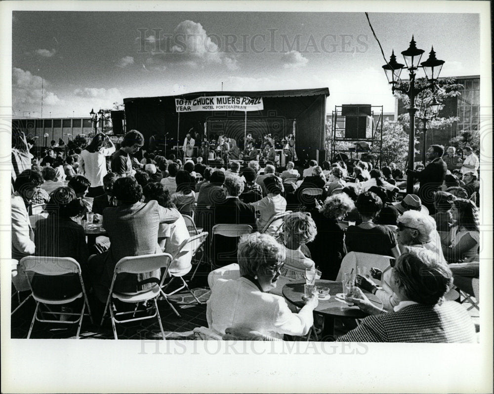 1981 Press Photo Woody Holman Pontchartrain Jazz Hotel  - Historic Images
