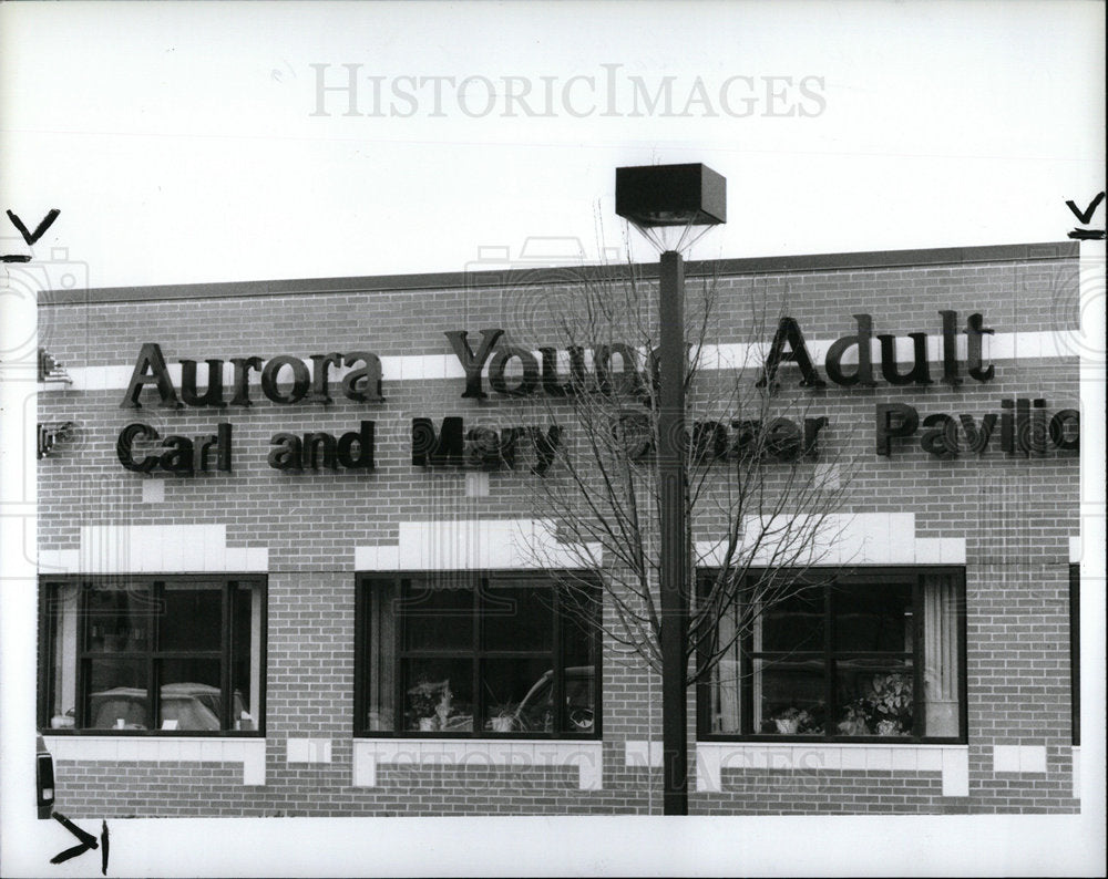 1990 Press Photo Aurora Psychiatric Hospital Chicago - Historic Images