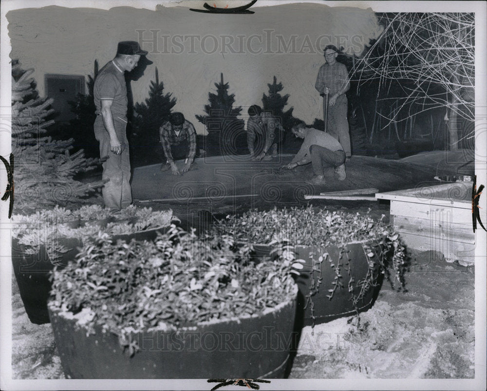 1969 Press Photo Detroit Builders Flower Show Ransom  - Historic Images