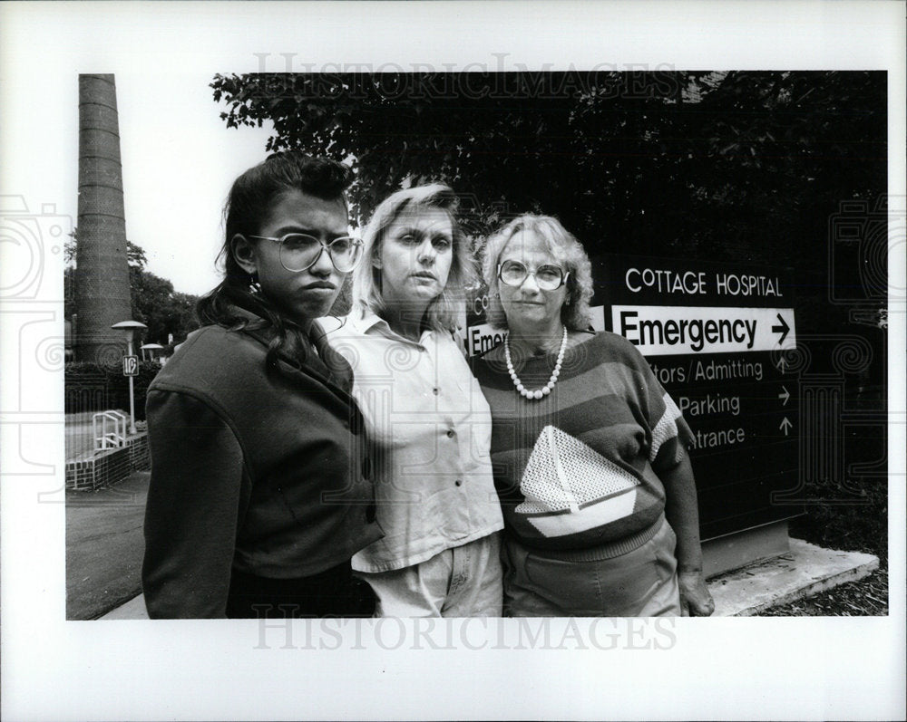 1990 Press Photo Cottage Hospital Rural Hospital Mich - Historic Images