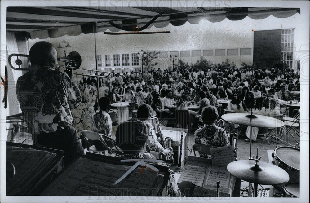 1973 Press Photo Jazz Music Pontchartrain Hotel Detroit - Historic Images