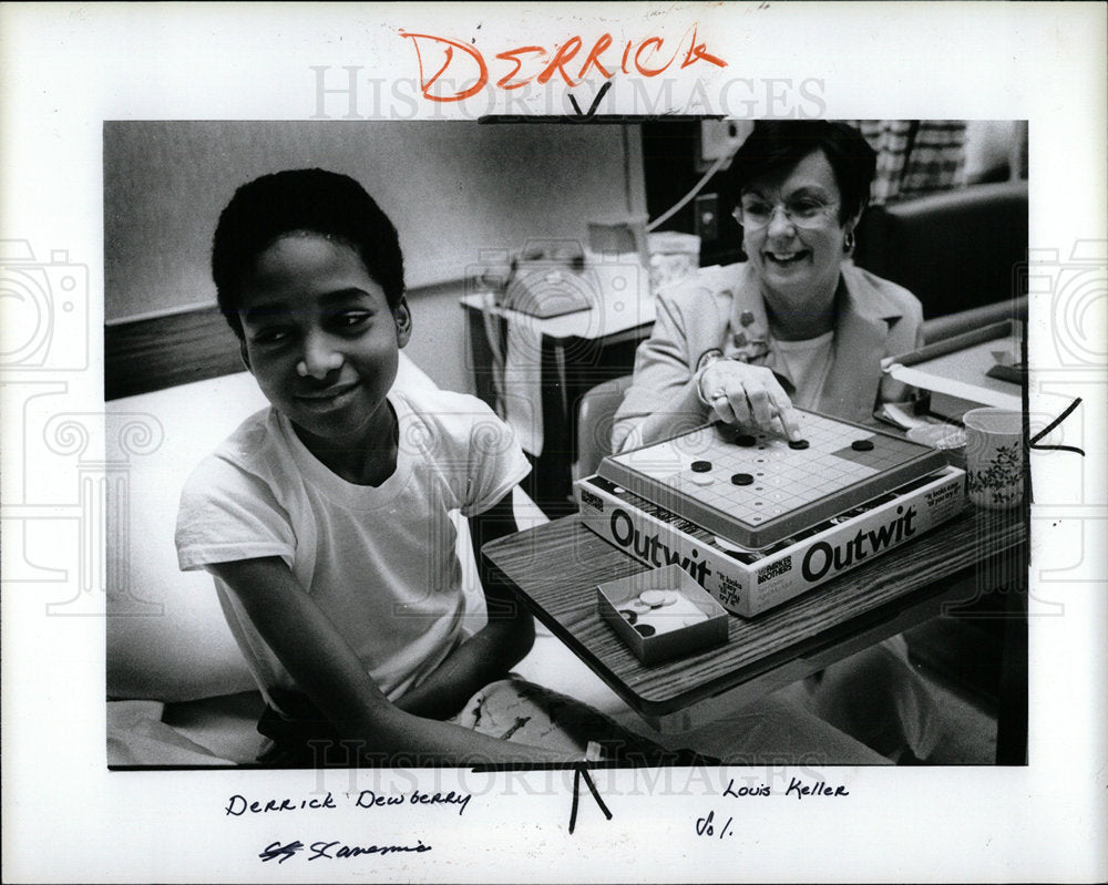 1984 Press Photo Detroit Children&#39;s Hospital  - Historic Images