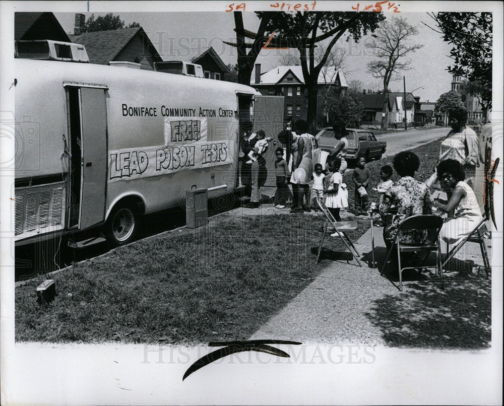 1972 Press Photo Boniface Community Action Center Mich - Historic Images