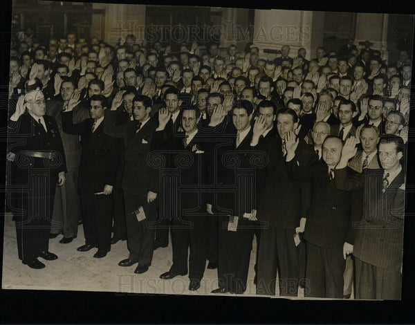 Press Photo Commander Donahue Naval National Ritual - Historic Images