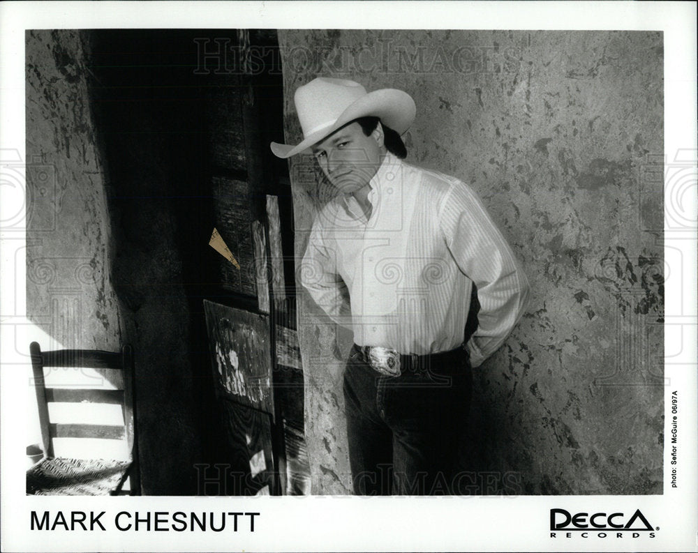 1998 Press Photo Mark Chesnutt country music singer  - Historic Images