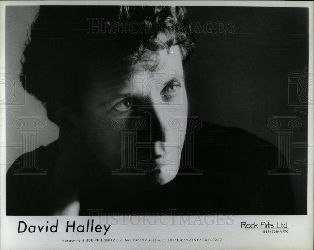 1992 Press Photo David Halley Folk Rock Musician Singer - Historic Images
