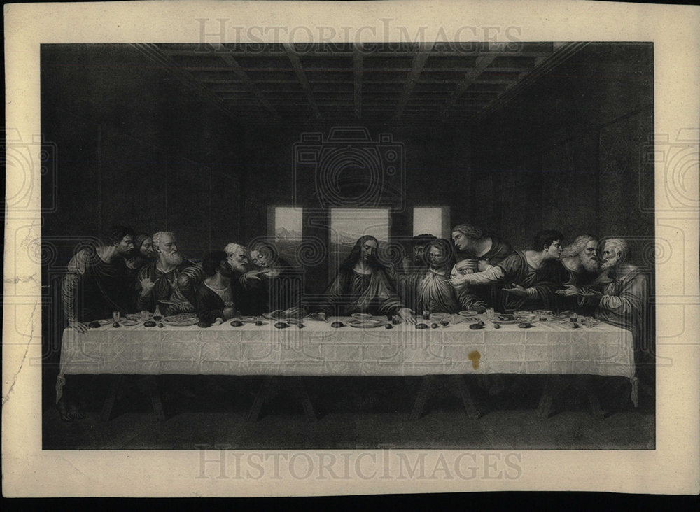 Undated Press Photo Last Supper Jesus Christ - Historic Images