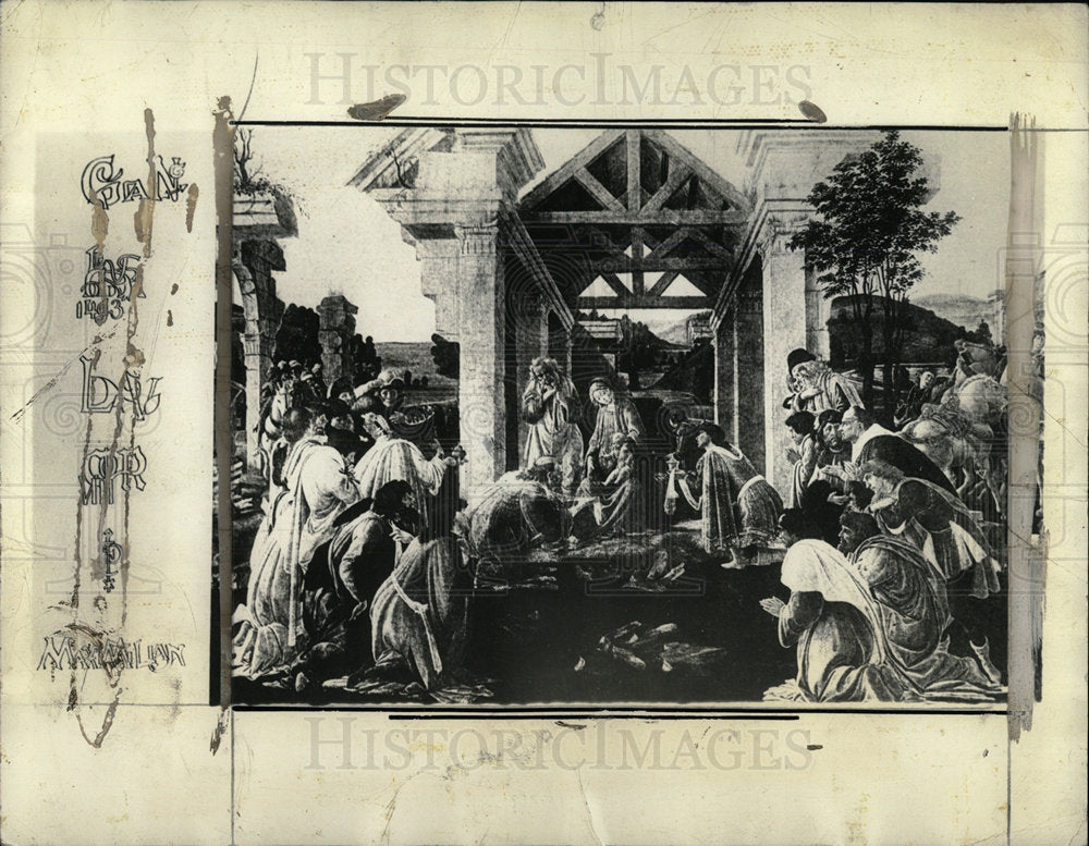 1933 Press Photo Jesus Christ Figure Christianity - Historic Images