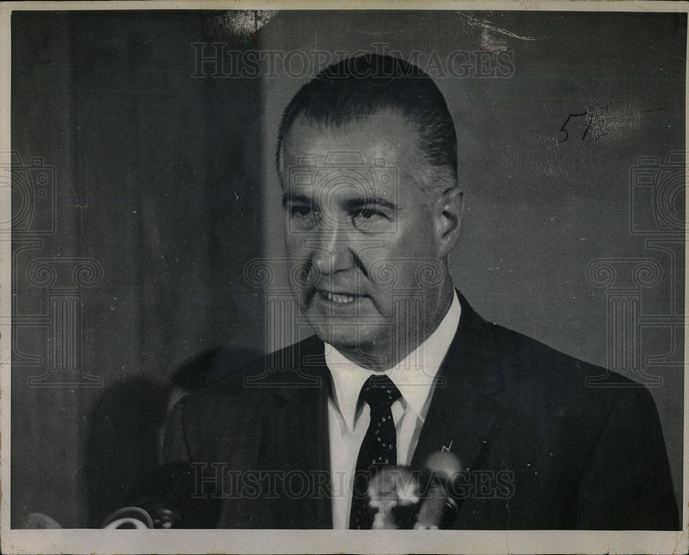 1968 Press Photo Spiro Theodore Agnew Richard Nixon  - Historic Images