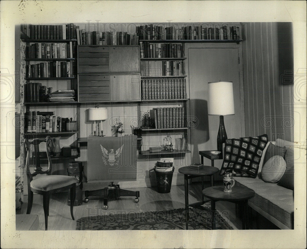 1962 Press Photo Leonore Friedman Interior Decoration - Historic Images