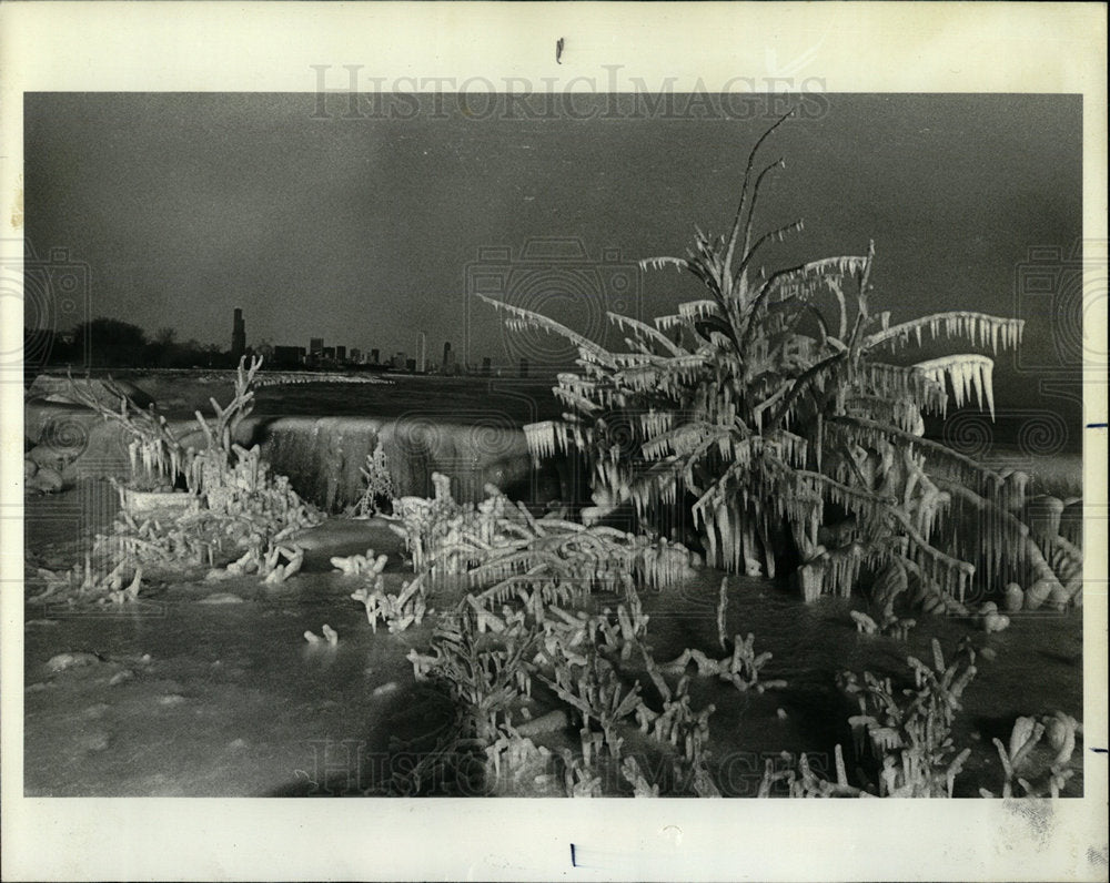 1978 Press Photo Jack Frost subzero temperatures winds - Historic Images