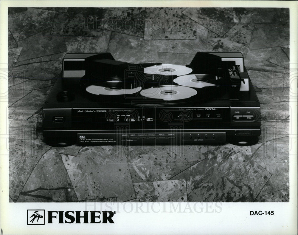 1990 Press Photo Fisher DAC machine Product Award   - Historic Images