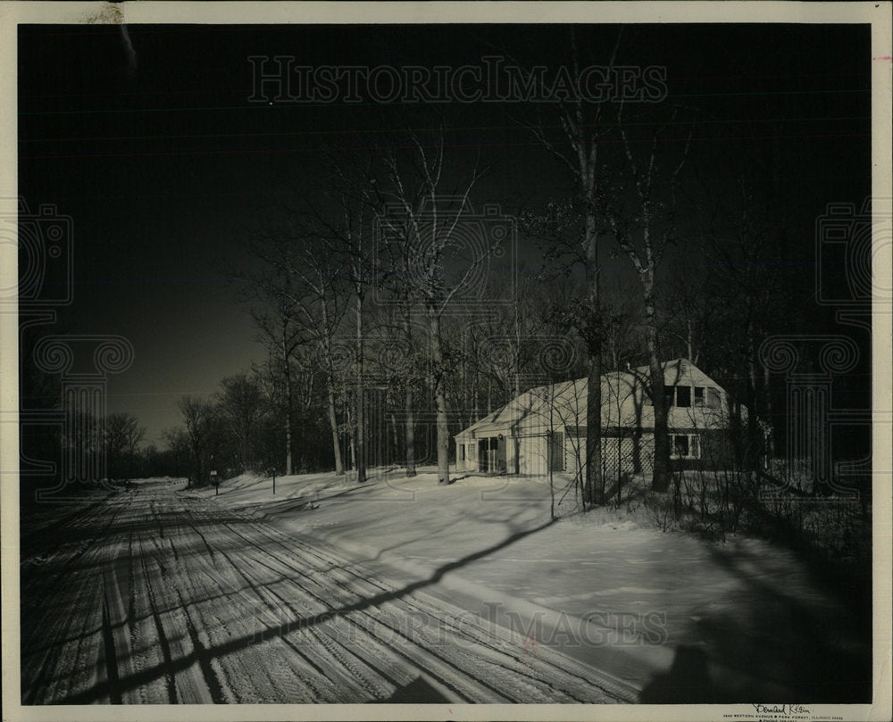 1965 Press Photo Cape Cod House Home Thorn Creek Estate - Historic Images