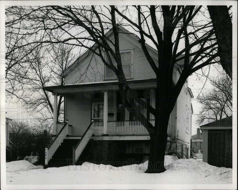 1962 Press Photo Real Estate Home Overhill Av Money - Historic Images
