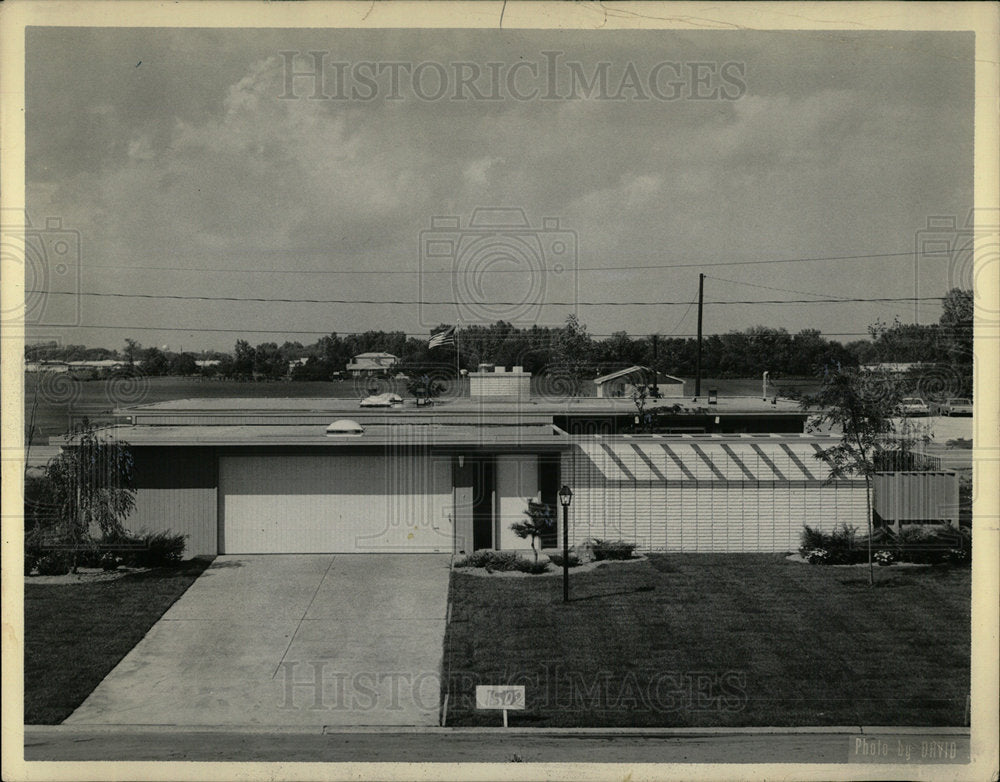 1963 Press Photo Illinois Prairie Housing Calif Style - Historic Images