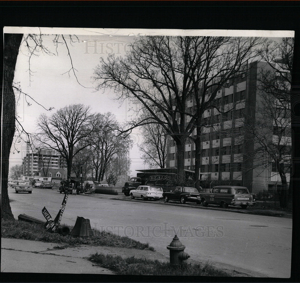1962 Press Photo Apartment Building Sheridan Road - Historic Images