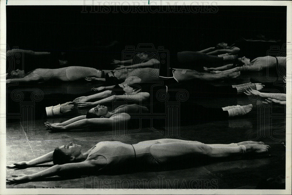 1977 Press Photo Columbia college student dance teacher - Historic Images