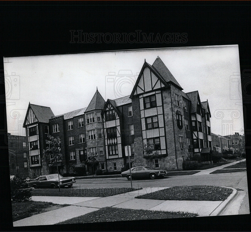1978 Press Photo Chicago apartments construction Park  - Historic Images