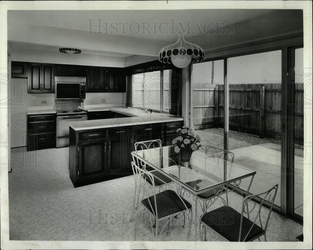 1969 Press Photo Buckingham model home Rollin Meadows  - Historic Images