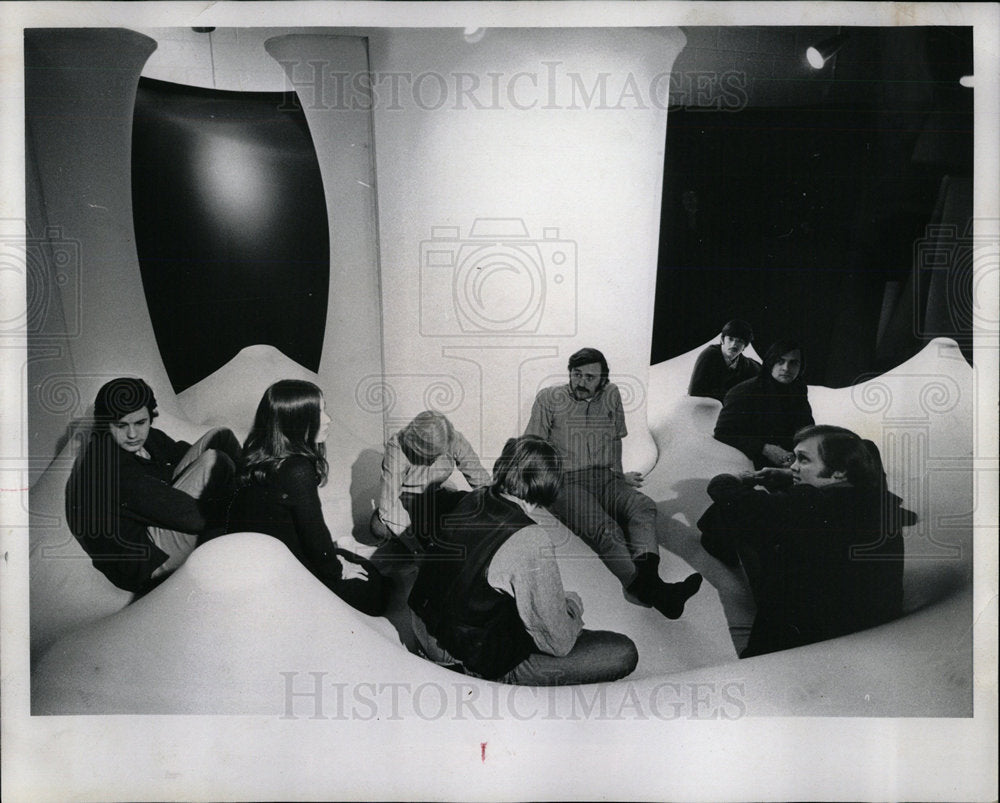 1971 Press Photo Illinois Institute Technology plastics - Historic Images