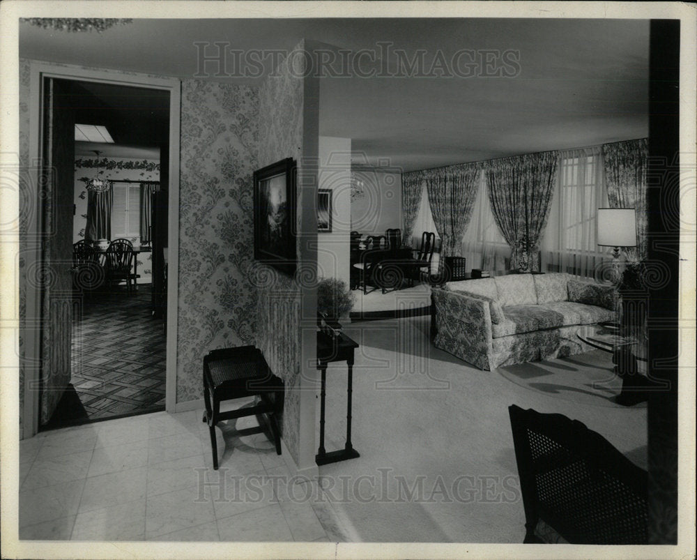 1971 Press Photo Housing Typical Three Bedroom Condomin - Historic Images