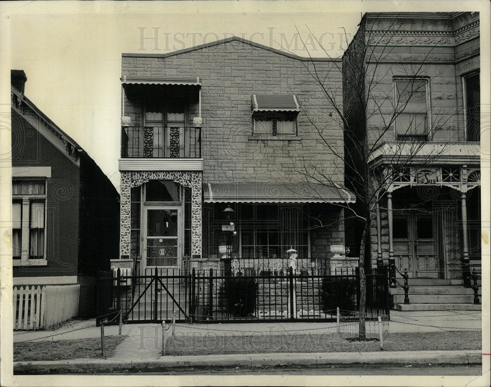 1966 Press Photo Housing Home Polk Street Stand Out Oas - Historic Images