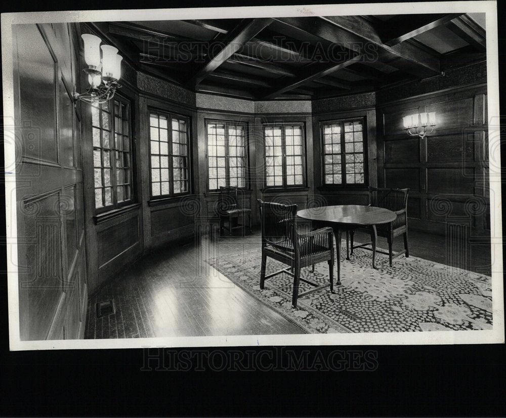 1978 Press Photo Interior Glessner House Prairie Avenue - Historic Images