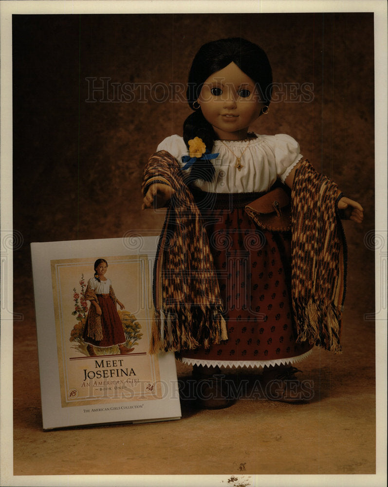 Press Photo Doll Meet Josefina America Girl Baby Name  - Historic Images