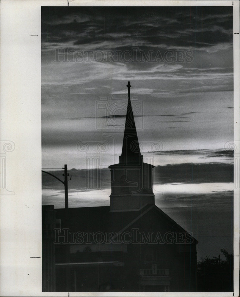 1979 Press Photo Christian Religion Church Building Str - Historic Images