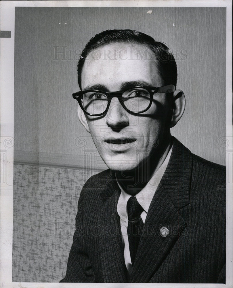 1960 Press Photo Edward Vaderlaan, Democratic candidate - Historic Images