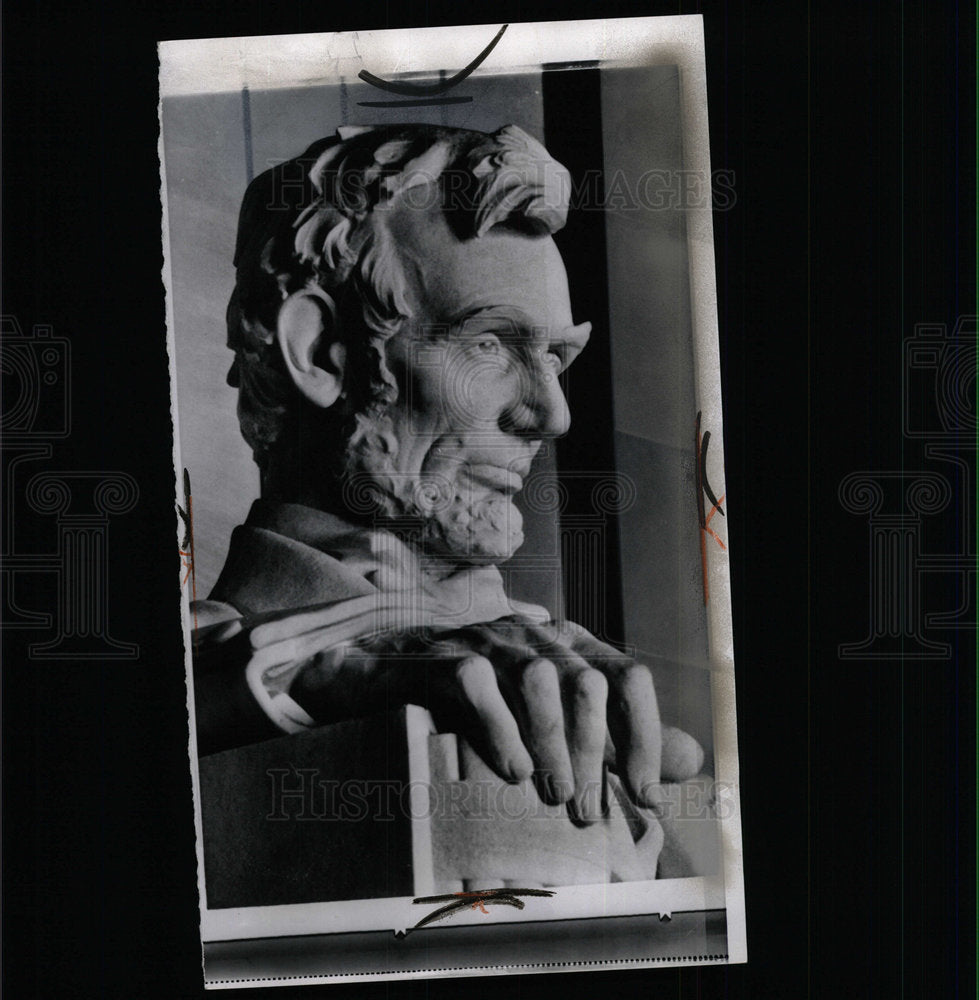 1965 Press Photo President Abraham Lincoln Emancipator - Historic Images