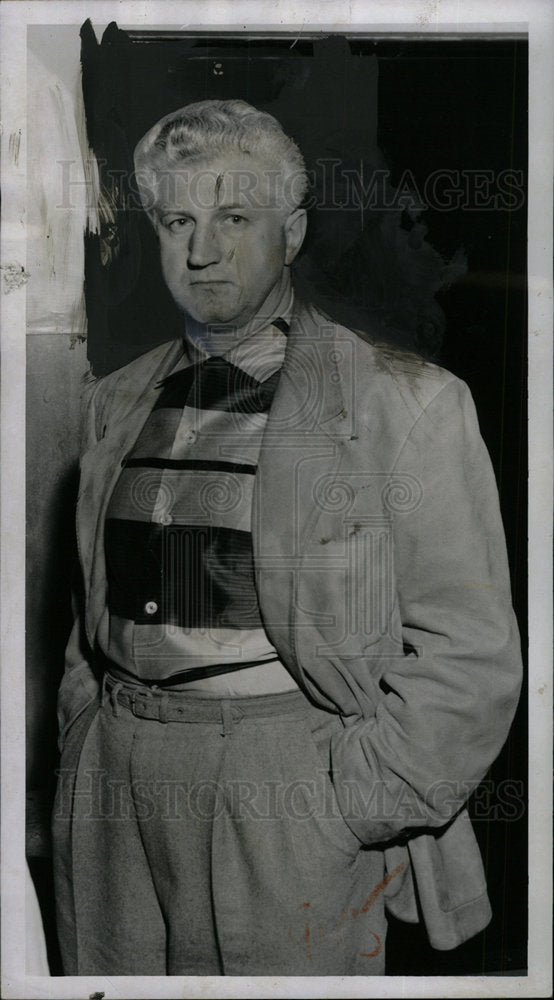 1956 Press Photo John R. Holly Policeman - Historic Images