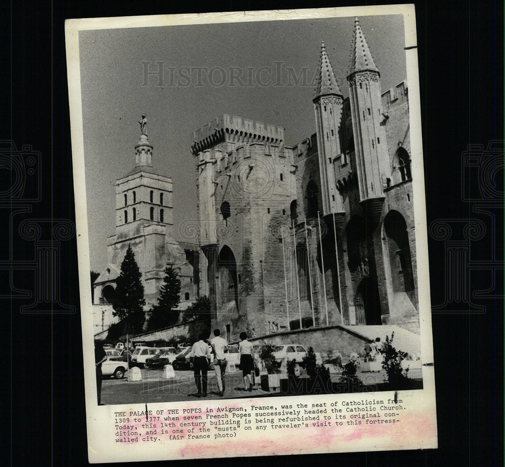 1992 Press Photo Palace of The Popes Avignon France - Historic Images