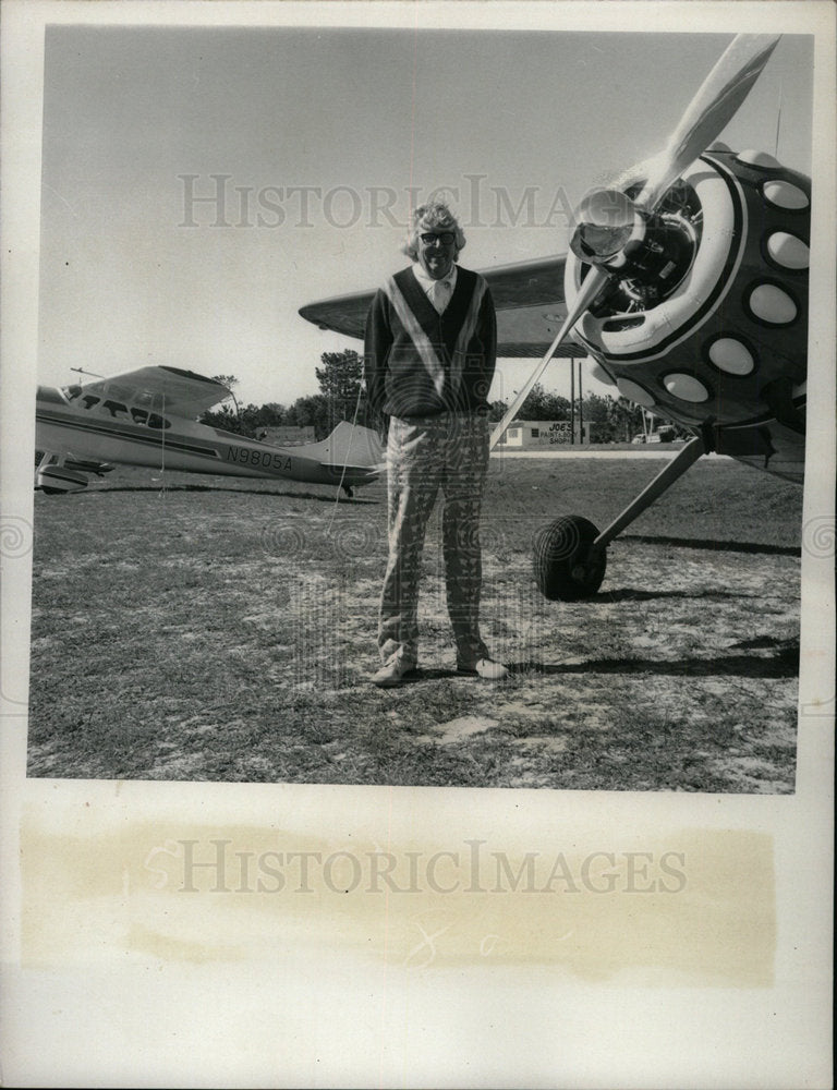 1973 Press Photo John Duff Rockledge Cessna Airplane - Historic Images