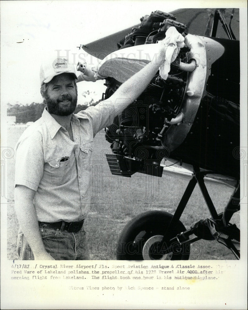 1982 Press Photo Sport Aviation Antique &amp; Classic Show - Historic Images