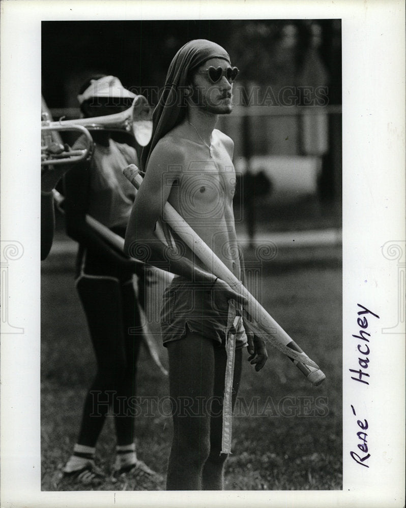 1983 Press Photo Suncoast Intl Drum Bugle Competitors - Historic Images