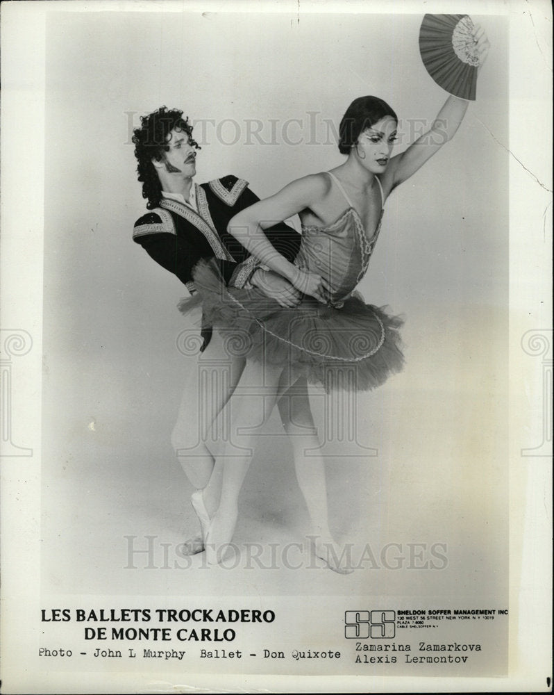 1980 Press Photo Natch Taylor William Zamora Quixote - Historic Images