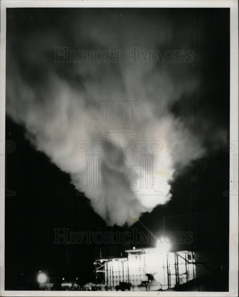 1965 Press Photo St Petersburg Incinerator At Night - Historic Images