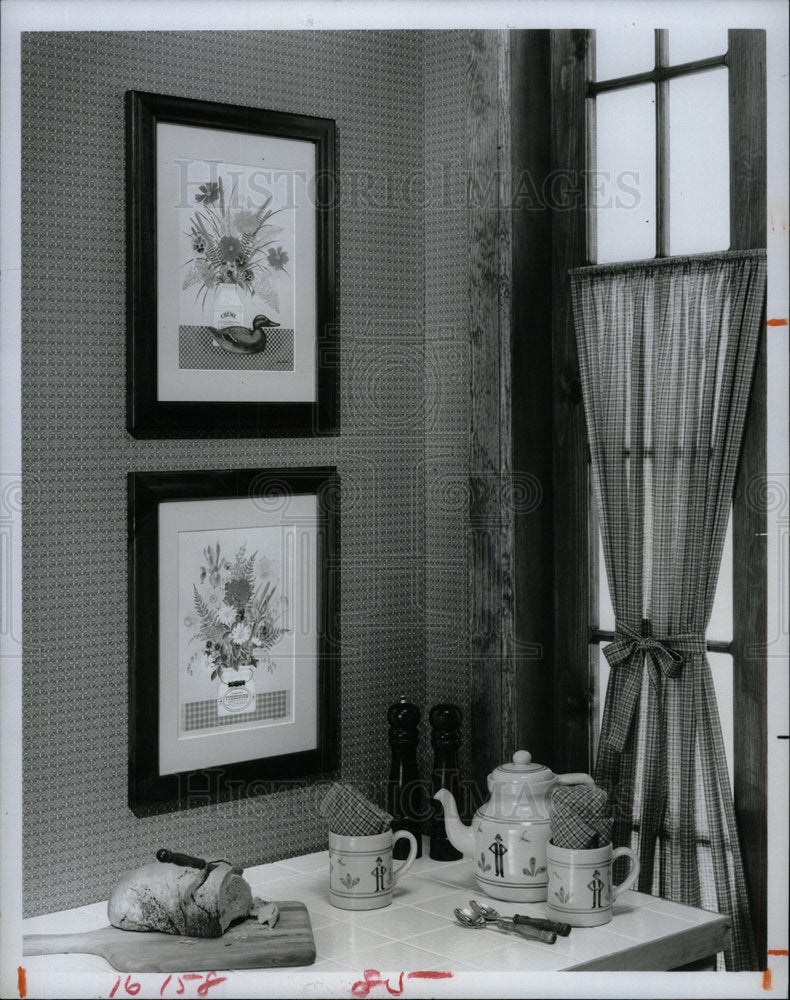 1985 Press Photo Simple American Interior Decorating - Historic Images