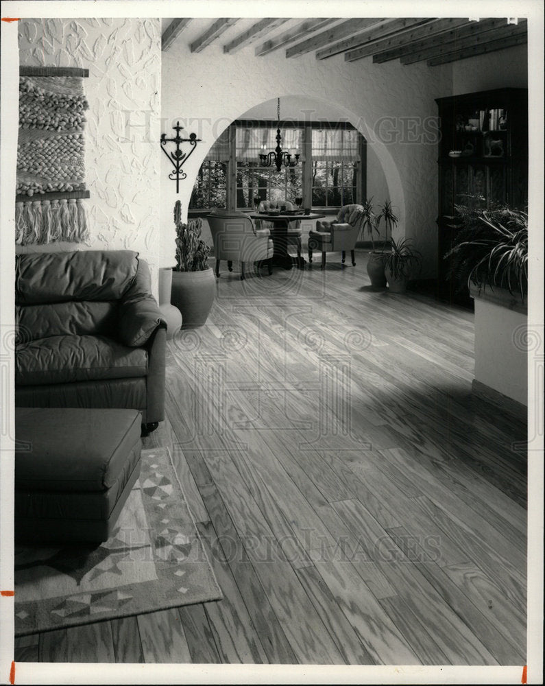 1986 Press Photo Home Interior - Historic Images